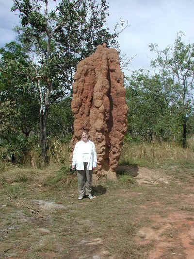 Anne and a Cathedral mound